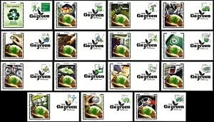 USA, SCOTT # 4524, COMPLETE SET OF 15 COLORANO FDC COVERS GO GREEN, RECYCLE 2011 - Picture 1 of 18