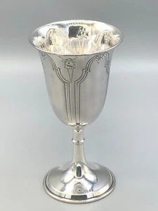 R. B # 822 Sterling Silver Water Goblet, 6 5/8" tall , gently used - Picture 1 of 6