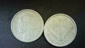 FRANCE 1 FRANC 1943 1950 JANO5F - Picture 1 of 2