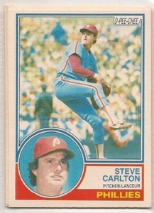 1983 O-Pee-Chee #70 Steve Carlton Phillies - NRMT