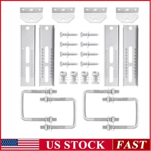 4pcs 10" Swivel Top Bunk Bracket Support Kit For Boat Trailer 1.5X3 2x3 3x3 US - Picture 1 of 14