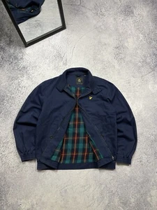Lyle&Scott Plaid Lined Collared Bomber Harrington Jacket Old Money Men’s Size XL - Picture 1 of 8