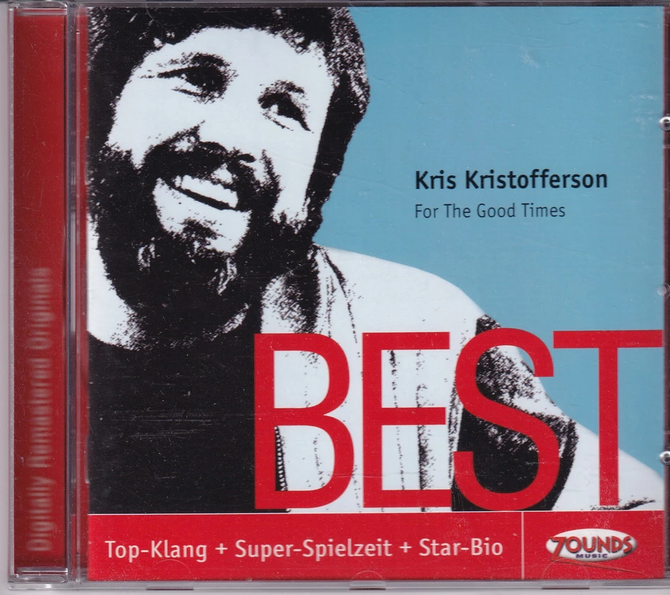 ZOUNDS - KRIS KRISTOFFERSON - For the good times - Best -rare audiophile CD 2010 - Bild 1 von 2