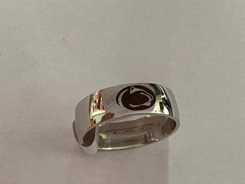 Penn State Lions Titanium Ring, style #2, sizes 6-13 Cover