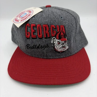 Años 90 NCAA Georgia Bulldogs UGA Lana Snapback Sombrero De Colección Sin Stock Nuevo Raro Foto 1 de 4