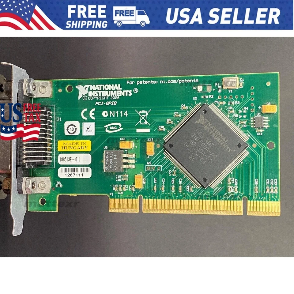 NEW National Instruments PCIGPIB PCI-GPIB GPIB Instrument Control Device - Image 1 of 4