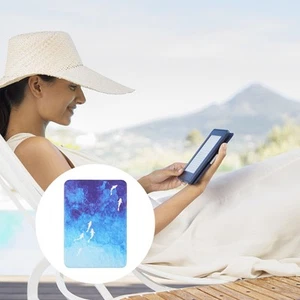 E-Book-Reader- Dekorative Fisch- -Thema-PU-Lederhülle E-Reader- Bildschirmschutz - Afbeelding 1 van 12