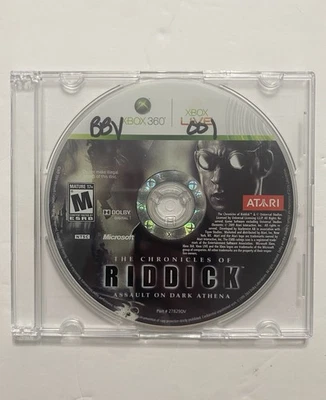 The Chronicles of Riddick: Assault on Dark Athena (Xbox 360) Disc Only / Tested - Image 1 of 2