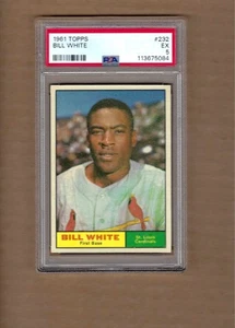 Topps Bill 1961 blanco # 232 PSA 5 - Imagen 1 de 1