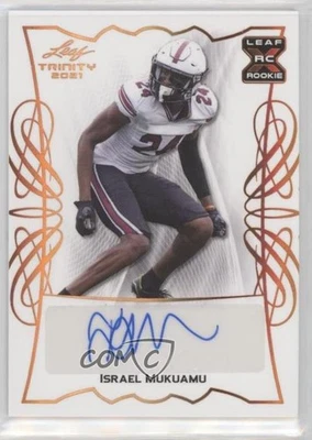 2021 Leaf Trinity Israel Mukuamu #BA-IM1 Rookie Auto RC - Image 1 of 2