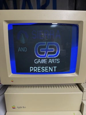 Silpheed Computer Video Game - Apple IIGS 3.5 Discs 1988 Sierra on Line TESTED - Image 1 of 4