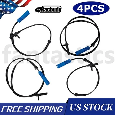 4 PIEZAS Sensores de velocidad ABS 34526764859 34526764858 para BMW 330XI 325XI 328XI 335XI Foto 1 de 4