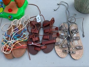 Neu mit Etikett Mossimo Damen 8 Gladiator-Sandalen Paket 3 Paar - Bild 1 von 7