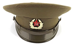 Schirmmütze Offizier Russland UDSSR Militär Größe 56 - Picture 1 of 4