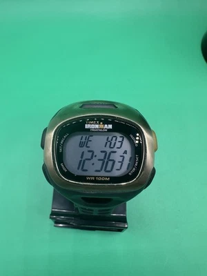 Reloj Triatlón Timex Ironman Indiglo Vintage 75 Vueltas Cuadrado Con Batería Nueva Foto 1 de 4