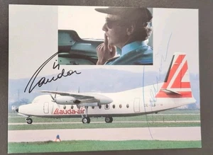 Niki Lauda original signierte Autogrammkarte,autograph,Formel 1,Ferrari,Air - Bild 1 von 2