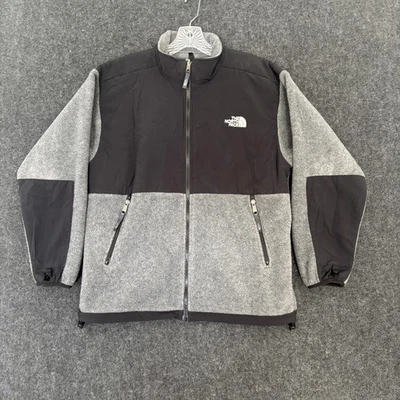 North Face Jacket Youth XL Gray Black Fleece Polartec Full Zip Outdoor - Image 1 of 4