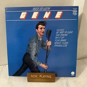 Gene Vincent – Rock On With Gene - Vinyl LP UK Import - VG+/VG+ - Picture 1 of 2