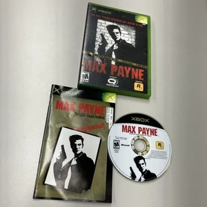 Max Payne 2001 Original Microsoft Xbox CIB Komplett Kostenloser Versand - Bild 1 von 12
