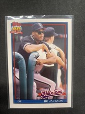 Bo Jackson - Chicago White Sox - 1991 Topps Baseball Card #58T