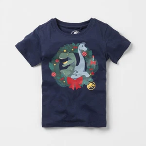 Jurassic World Boys Kids Christmas T Shirt New with Tags various sizes - Picture 1 of 1