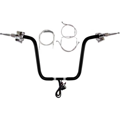 1 1 1/4 дюйма черный 14 дюймов дикий 1 руль CKit 2014-2016 Harley-Davidson Road King без АБС - Изображение 1 из 4