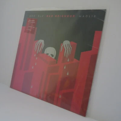 Med x Blu x Madlib - Bad Neighbor LP Red and Black Sealed Limited Vinyl Medicine - Image 1 of 4