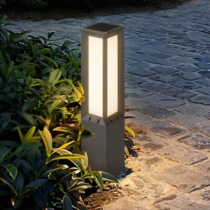Solar Pathway Lights Outdoor, 32'' Landscape Path Light Modern Bollard Lights... - Picture 1 of 7