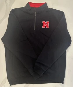 Colosseum Nebraska Huskers Men’s XL 1/4 Zip Sweatshirt (DD175) - Picture 1 of 1