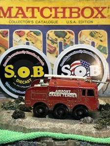 Lesney 1960s Foamite Crash Tender No 63 Airport Fire Dept Red Diecast EX Cond - Picture 1 of 6