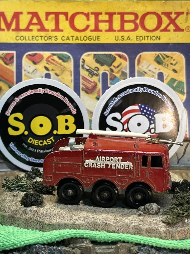 Lesney 1960 Foamite Crash Tender Nº 63 Aeropuerto Bomberos Rojo Diecast Excelente Estado Foto 1 de 4