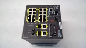 CISCO IE-2000-16PTC-G-E DIN Mountable Managed Industrial Network Switch - Picture 1 of 3