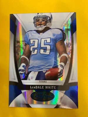 RS25231 2009 Certified Mirror Blue #121 LenDale White TITANS #47/100 - Image 1 of 2