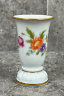 Rosenthal Selb Vase 8 cm klein Porzellan mit Blumenmalerei Väschen Blumenvase #