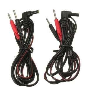 Cables de plomo de unidad TENS de electrodo de 60 pulgadas con conectores de pasador, 60"- 2 ea - Imagen 1 de 1