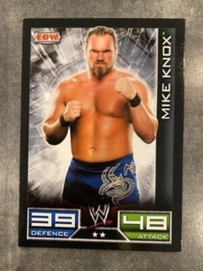 MIKE KNOX - CARTE DE CATCH TOPP'S SLAM ATTAX - ECW