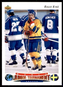 1992-93 UPPER DECK ROGER KYRO SWEDEN #226