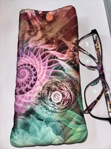 Ted Baker Shell Quilted Fabric Glasses Spectacle Case Handmade Lovely Gift - Picture 1 of 5
