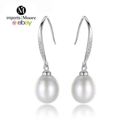 Pearl Drop Earrings | Silver - Image 1 of 2