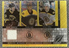 2010-11 Zenith Mozaics Materials #2 Shawn Thornton/Zdeno Chara/Tuukka Rask