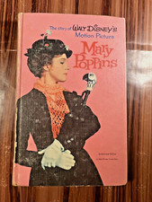 The Story of Walt Disney's Motion Picture Mary Poppins Book 1964 Disney Vintage
