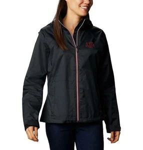 Columbia Damen Texas A&M Aggies wasserdichte Kapuzenjacke schwarz groß - Bild 1 von 9
