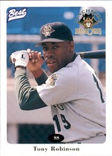 1996 Lynchburg Hillcats Best #19 Tony Robinson Cleveland Ohio OH Baseball Card