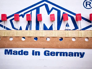 10 Stück MKS02 0,01μF WIMA 0,01uF 63V Metallisierter Polyester Kondensator 10% Pitch 2,5 - Bild 1 von 3