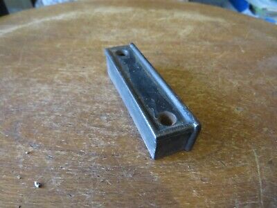 Antique Victorian Cast Iron Rim Lock Keeper, 3 1/4 Inch • 12.99$