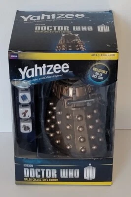 Doctor Who Yahtzee Dalek Collector's Edition Yahtzee Themed Dice  2014 NEW! - Image 1 of 4