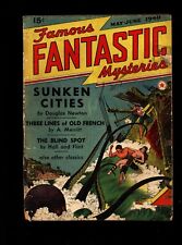 Famous Fantastic Mysteries May-June 1940 "Sunken Cities"  Pulp