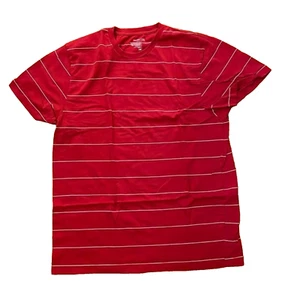 Old Navy rot weiß gestreiftes Kurzarm T-Shirt Herren Größe XXL 2XL - Bild 1 von 7