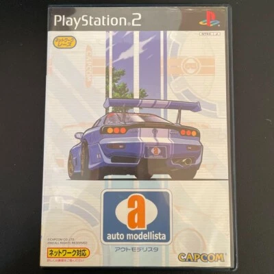 Auto Modellista PS2 Sony PlayStation 2 Japan Version Tested Capcom Used - Image 1 of 4