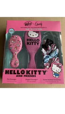 JUEGO DE CEPILLOS PARA EL CABELLO HELLO KITTY & FRIENDS WET BROCH & GOODY EDICIÓN LIMITADA Foto 1 de 4